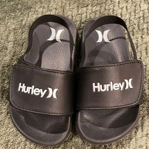 Hurley Toddler Slip on Velcro Sandals Size 10